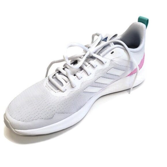 Adidas Womens Size 9.5 Fluidstreet Running Course Shoes FY8465 Cloud White Grey - Picture 3 of 8